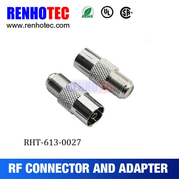 F to PAL Jack Electrical Coaxial Terminal Connectoars Aapter